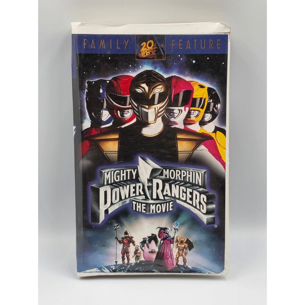 Mighty Morphins Power Rangers Movie VHS